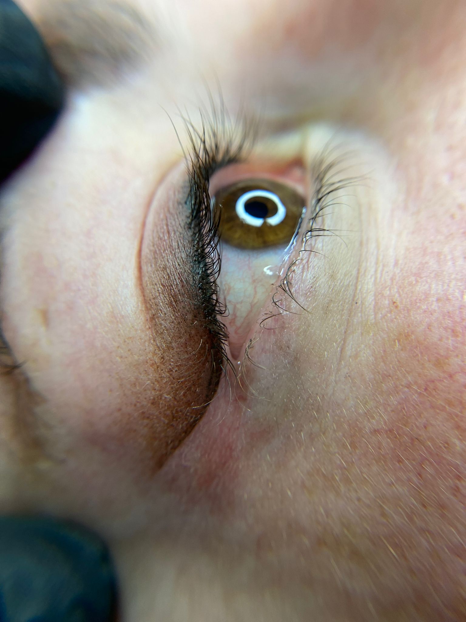 Détail d’un maquillage permanent des yeux